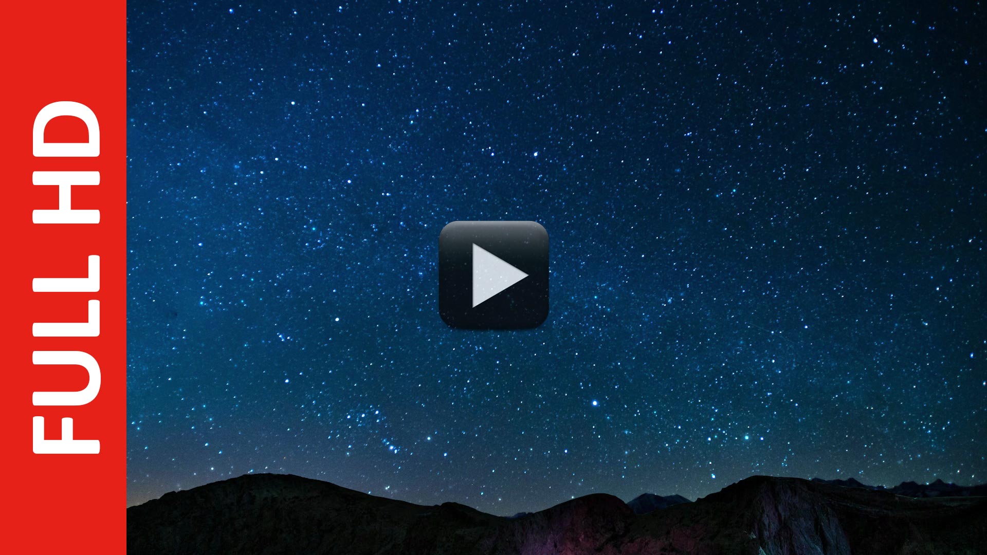Night Sky Stars Falling Animated Video Background | All Design Creative