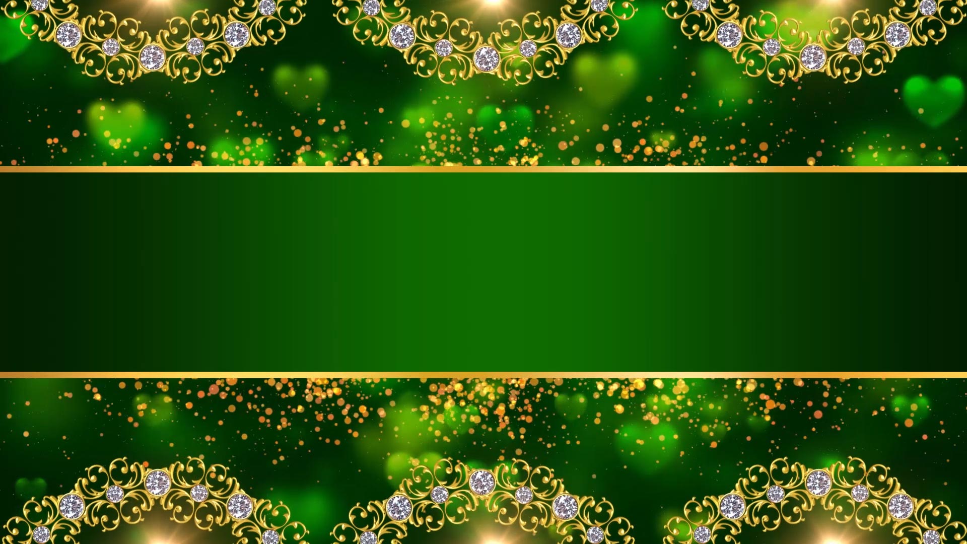 Free Green Frame Title Background Video Animation | All Design Creative