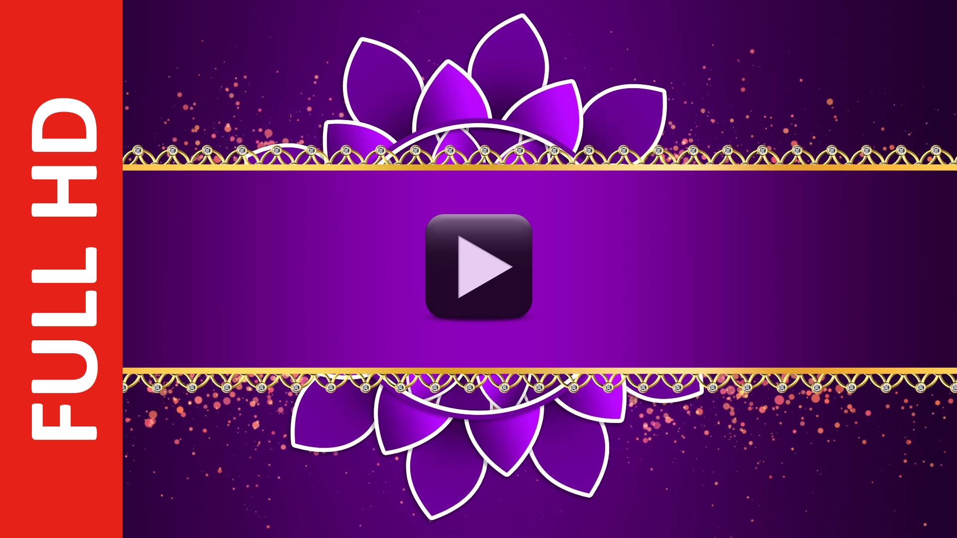 Purple Wedding Title Motion Background Video Effects HD | All Design  Creative
