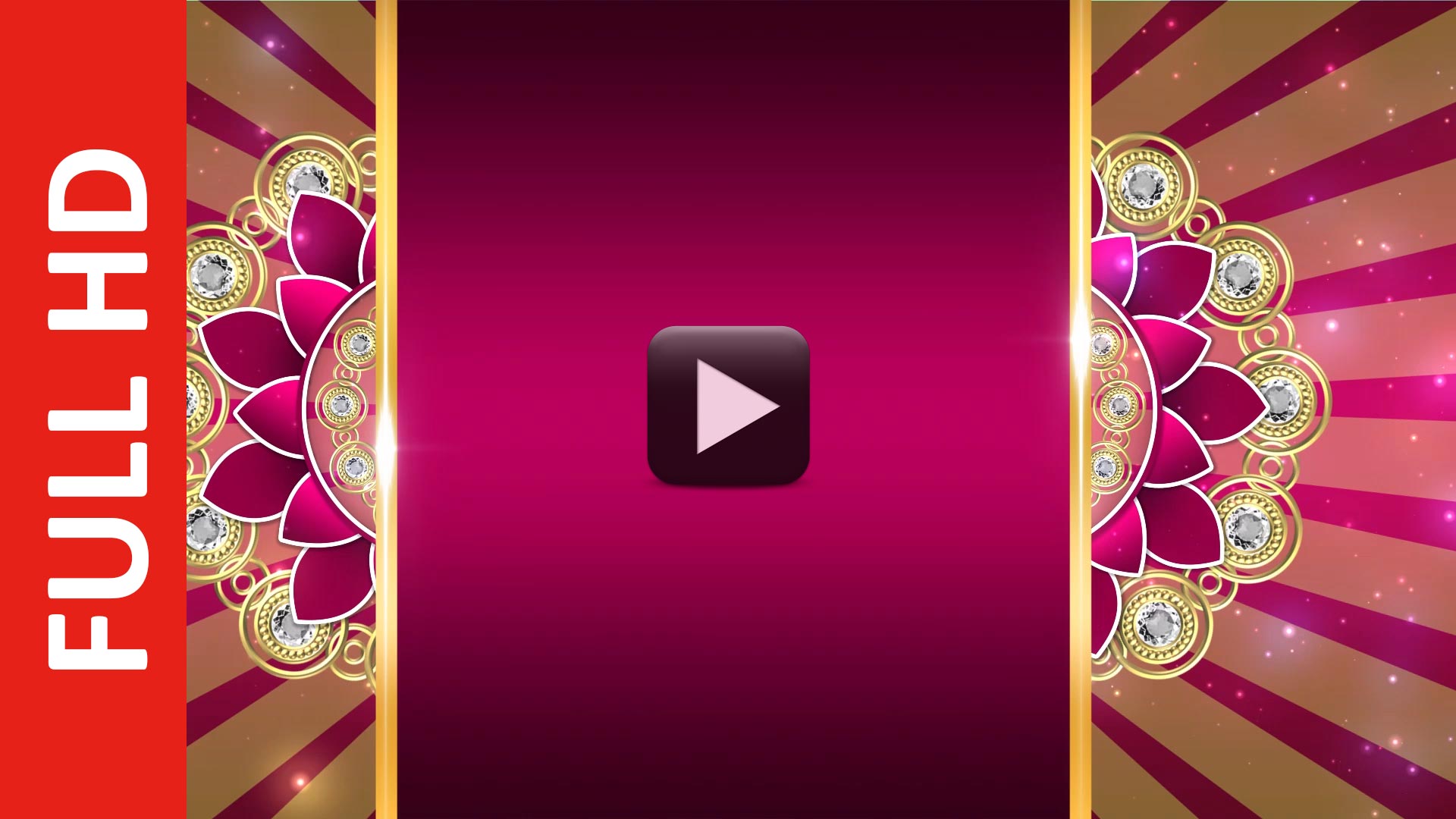 Title Background HD Video Effects-Center Title Wedding Background Frame |  All Design Creative