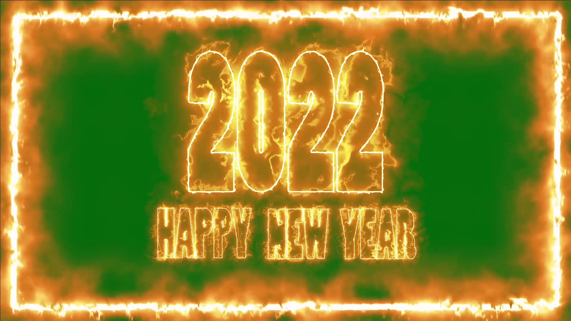 happy new year 2022 animation wallpaper
